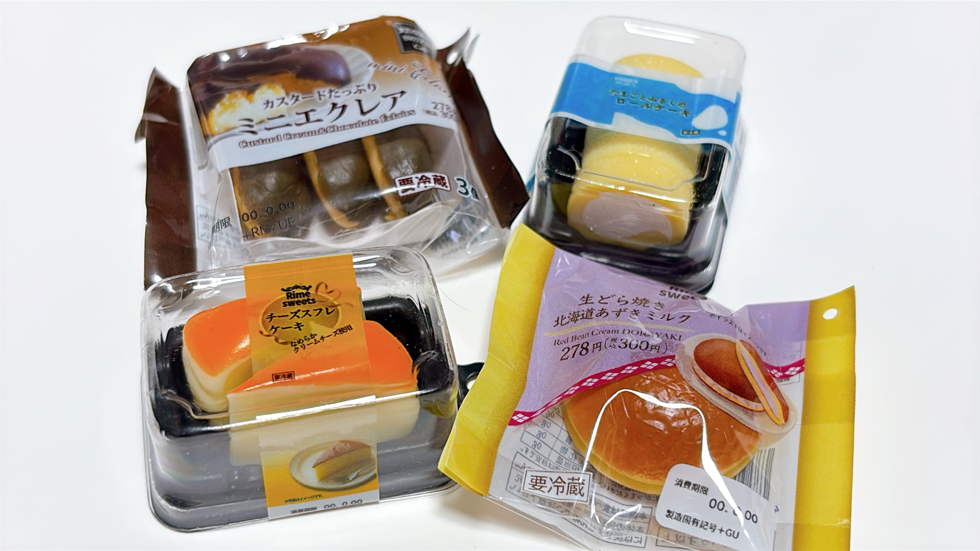 デザートコーナーのスイーツたち