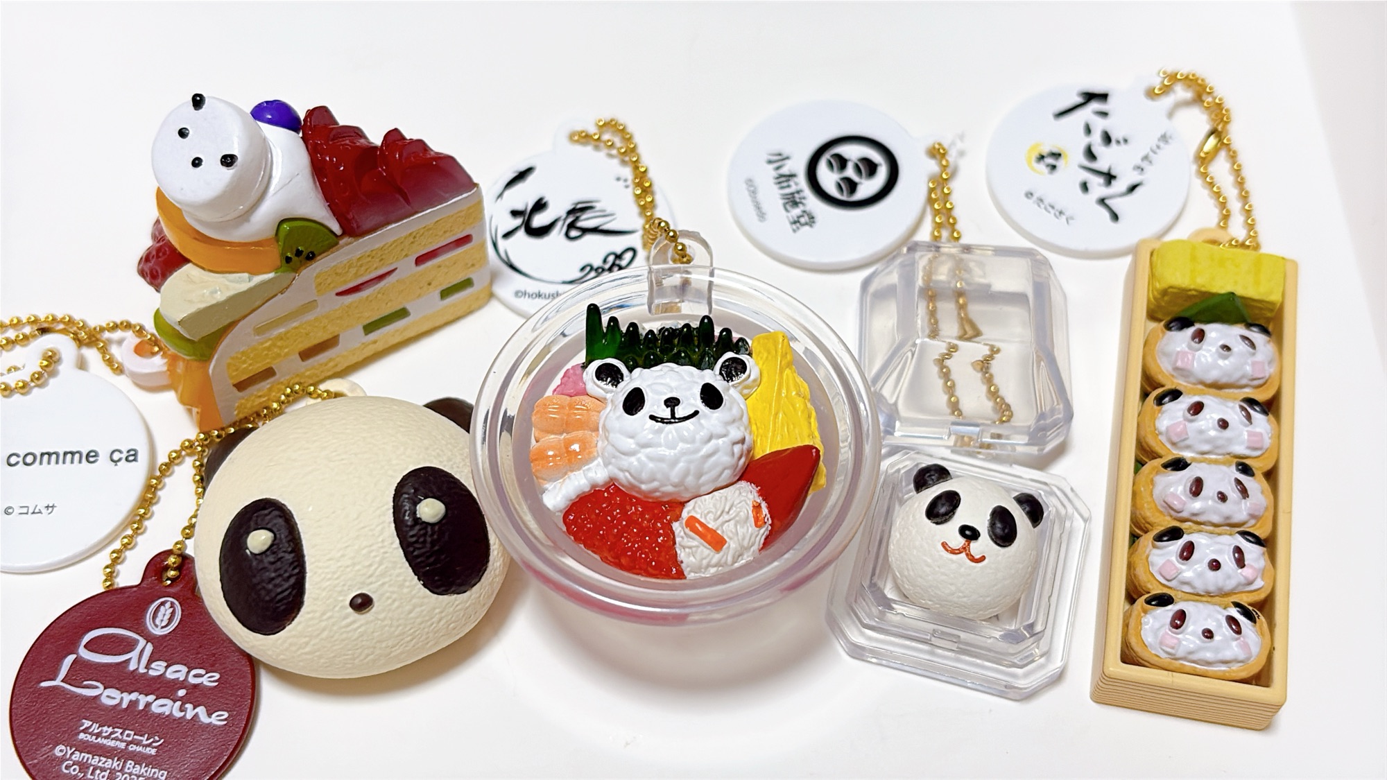 松坂屋上野店 ミニチュアパンダフードマスコット