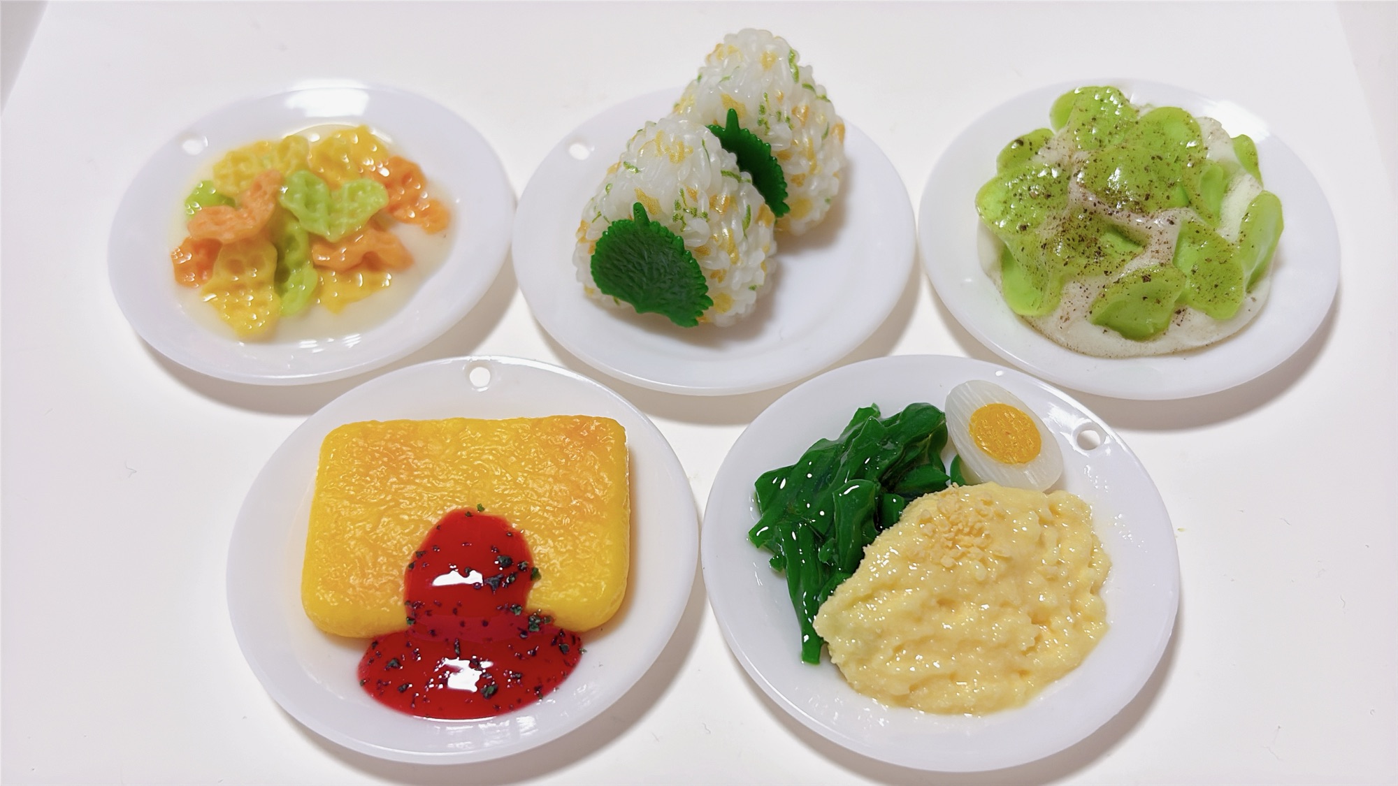 Calbee × まいのおやつ アレンジレシピ ミニチュアマスコット