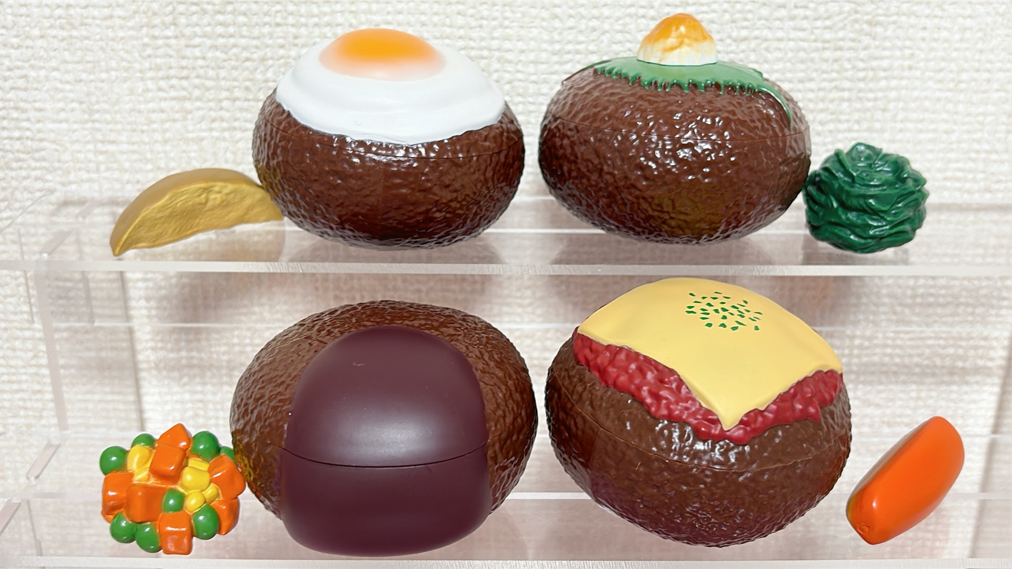 ハンバーグケース 〜付け合わせブローチ付き〜
